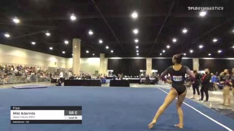 Miki Aderinto - Floor, Desert Devils #913 - 2021 USA Gymnastics Development Program National Championships