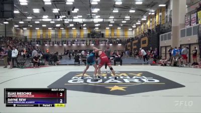 150 lbs Cons. Semi - Elias Bieschke, Big Game Wrestling Club vs Dayne Rew, Moen Wrestling Academy