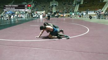 7A 190 lbs Quarterfinal - Walker Connely, Alma Bryant vs Amari Allen, Smiths Station Hs