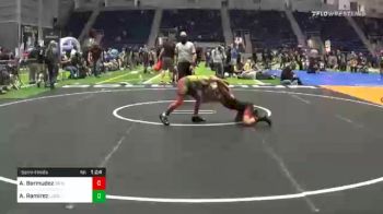 74 lbs Semifinal - Alexander Bermudez, Grindhouse WC vs Aaron Ramirez, Lockjaw WC