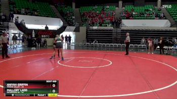 185 lbs 1st Place Match - Aniyah Griffin, Pinson Valley vs Mallory Ladd, Enterprise HS