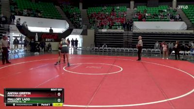 185 lbs 1st Place Match - Aniyah Griffin, Pinson Valley vs Mallory Ladd, Enterprise HS