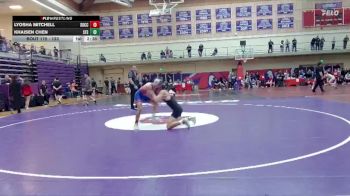 133 lbs Cons. Round 3 - Lyosha Mitchell, Southwestern Oregon Community College vs Khaisen Chen, San Francisco State