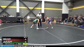 155 lbs Round 1 (6 Team) - Sissy Hiler, MN Storm vs Jalon Olson, Braided Brutes