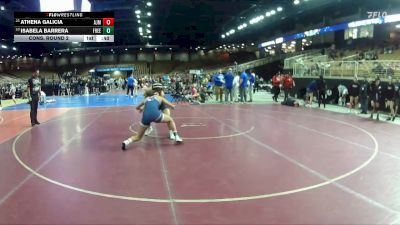 120 lbs Cons. Round 2 - Isabela Barrera, Freedom vs Athena Galicia, Aquilla J. Morgan High School