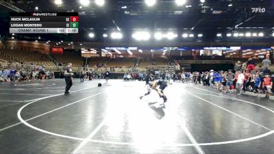 114 lbs Champ. Round 1 - Huck McLaulin, Social Circle vs Logan Montero, Eagle Empire