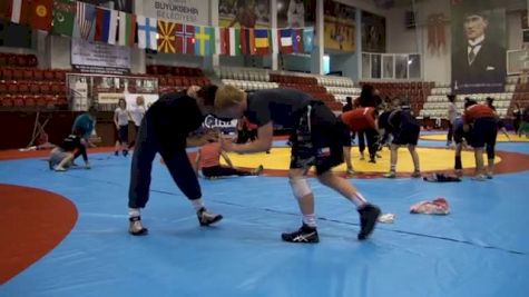 Aaron Pico and Bo Nickal sparring