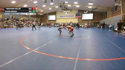 157 lbs Quarterfinal - Benjamin Miller, Doane vs Jacob Briggs, Embry-Riddle (Ariz.)