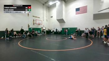 106 lbs Round 1 (6 Team) - Gabe Hagen, Wheatland vs Tyrus Connors, Buffalo High
