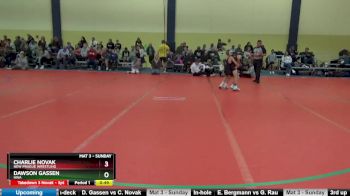 75 lbs Cons. Round 4 - Dawson Gassen, HWA vs Charlie Novak, New Prague Wrestling