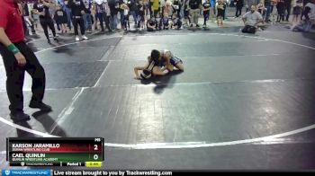 67 lbs Semifinal - Karson Jaramillo, Duran Wrestling Club vs Cael Quinlin, Quinlin Wrestling Academy