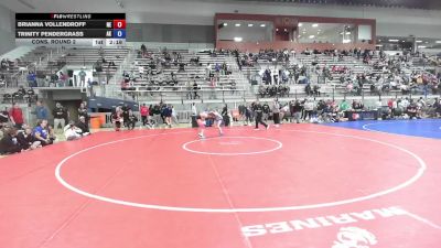 U23 Women - 50 lbs Cons. Round 2 - Brianna Vollendroff, NE vs Trinity Pendergrass, AK