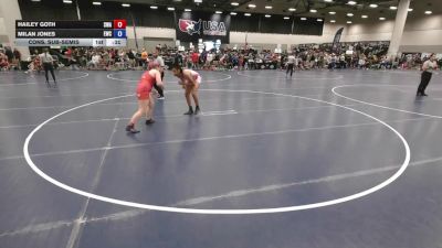 150 lbs Cons. Sub-semis - Milan Jones, Eaglecrest Wrestling Club vs Hailey Goth, Summit Wrestling Academy