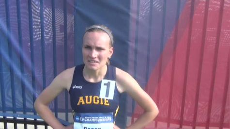 Augustana's Jessica Bacon after qualifying for the 1500 finals