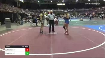 123 lbs Consi Of 8 #1 - Ayana Medina, War Hammer vs Veloria Pannell, Bay Area Dragons