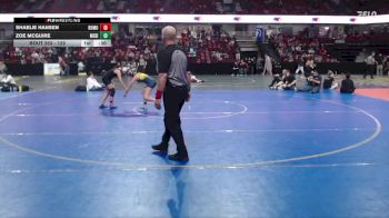 125 lbs Cons. Round 3 - Zoe McGuire, Meridian vs Shaelie Hansen, Rocky Mountain