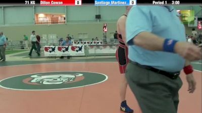 71kg Semi-finals Dillion Cowan (LA) vs. Santiago Martinez (PA)
