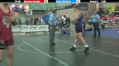 75kg Semi-finals Geordan Speiller (FL) vs. Jesse Stafford (CO)