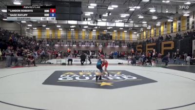 74 lbs Quarters - Landon Roberts, Big Game Wrestling Club vs Sage Ratliff, Big Game Wrestling Club