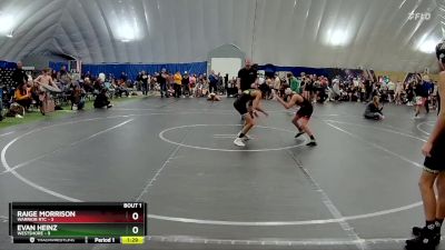 84 lbs Finals (2 Team) - Raige Morrison, Warrior RTC vs Evan Heinz, Westshore