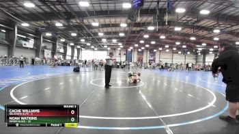 92 lbs Rd# 6- 9:00am Saturday Final Pool - Noah Watkins, Minion Black vs Cache Williams, Oklahoma Elite