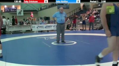 130kg Finals Toby Erikson (NY) vs. Jake Kettler (VA)