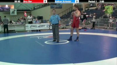 98kg Finals Orry Elor (NY) vs. Nathan Schiedel (UN)
