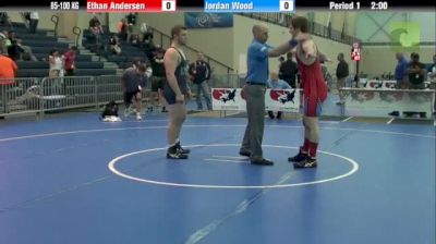 85kg Finals Ethan Andersen (IA) vs. Jordan Wood (PA)