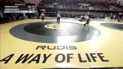 106 lbs Consi Of 16 #2 - Mason Pacitto, The Episcopal Academy vs Christian Wirts, Gilman