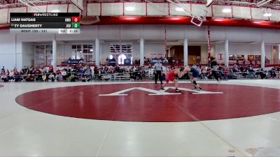 141 lbs Cons. Round 1 - Ty Daugherty, John Carroll vs Liam Hatgas, Ohio Wesleyan