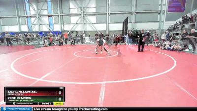 100 lbs Cons. Round 2 - Reise Reardon, Team Real Life Wrestling vs Tadhg McLaimtaig, Priest River WC