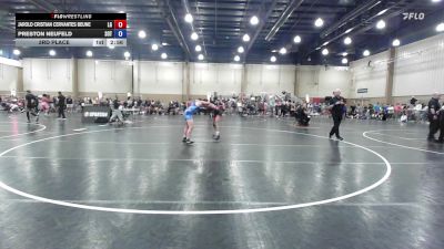 120 lbs 3rd Place - Jarold Cristian Cervantes Beune, Lake Gibson vs Preston Neufeld, SONS OF THUNDER