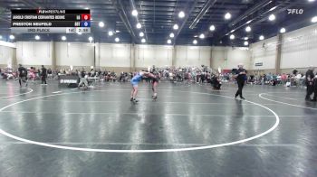 120 lbs 3rd Place - Jarold Cristian Cervantes Beune, Lake Gibson vs Preston Neufeld, SONS OF THUNDER