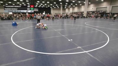 84 lbs Champ. Rd Of 32 - Fletcher Headley, Greater Heights Wrestling vs Parker Schulz, Viking Wrestling Club (IA)