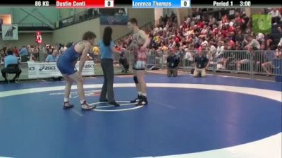 86kg, Dustin Conti, OH, vs Lorenzo Thomas, NY