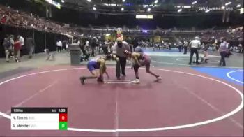 109 lbs Round Of 32 - Noah Torres, BlackCat WC vs Alexander Mendez, Victory Wrestling