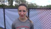 2014 DIII 1500 All-American Norah Ferguson of North Central talks at nationals