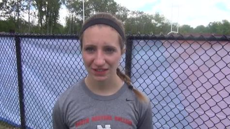 2014 DIII 1500 All-American Norah Ferguson of North Central talks at nationals