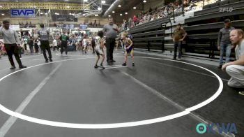 46 lbs Consi Of 4 - Caelan Newcomb, Noble Takedown Club vs Keon Ooton, Prodigy Wrestling