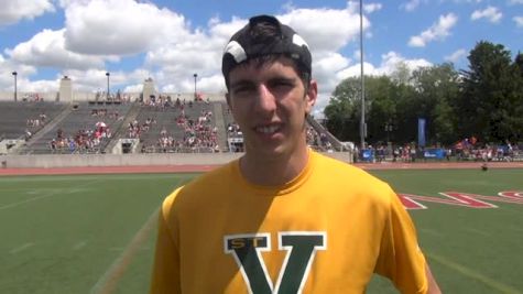 2014 DIII 1500 All-American Chansler Poole of St. Vincent talks at nationals