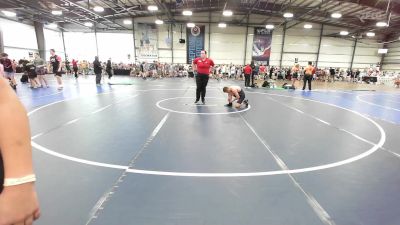 120 lbs Rr Rnd 2 - Bentley Ritenour, All-American Wrestling Club vs Hunter Crabb, Buffalo Valley Wrestling Club - Black