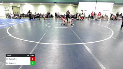 60 lbs Final - Beau Russell, TX vs Graham Dyson, PA