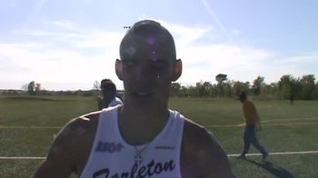 Chase Rathke after winning the Men's 1,500M