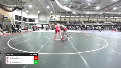 285 lbs Consi Of 16 #2 - Nicholas Ebrahimi, Berlin vs Anthony Shivas, Derby/Oxford/Holy Cross