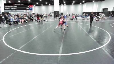 120 lbs Brandon Cynar, Virginia vs Joshua Medina, Ohio Gray