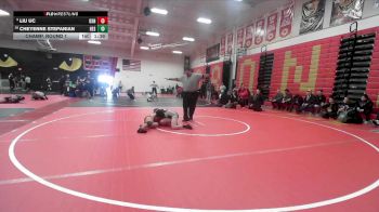 115 lbs Champ. Round 1 - Liu Uc, Oxnard vs Cheyenne Stepanian, Hesperia