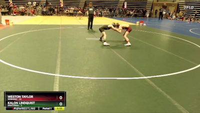 80 lbs Semis & 1st Wrestleback (8 Team) - Weston Taylor, Wabasso vs Kalon Lindquist, Owatonna