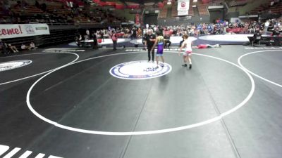 132 lbs Cameron Jackson, MDWA - Mount Diablo Wrestling Association vs Eric Lopez, TCWA - Tri-Counties Wrestling Association