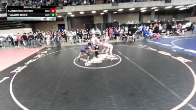 120 lbs Champ. Round 3 - Alauni Muex, Unattached vs Aubrianna Rapier, Bradley (B.-Bourbonnais)