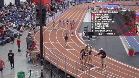 Women's 800m, Finals 1